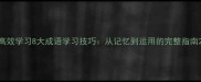高效学习8大成语学习技巧从记忆到运用的完整指南