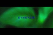 页字的四字成语