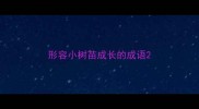 形容小树苗成长的成语
