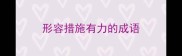 形容措施有力的成语