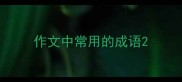 作文中常用的成语