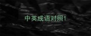 中英成语对照
