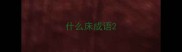 什么床成语