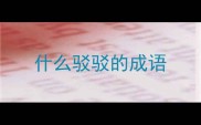 什么驳驳的成语