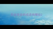 形容笑容的成语有哪些