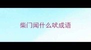 柴门闻什么吠成语