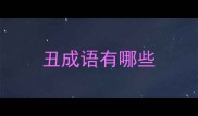 丑成语有哪些