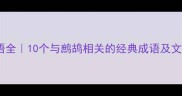 鹧鸪成语全10个与鹧鸪相关的经典成语及文化密码