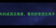 10个与衣物相关的成语及寓意看完秒变语文高手附实用场景