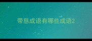 带慈成语有哪些成语