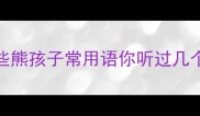 100个熊成语大全这些熊孩子常用语你听过几个家长必看避坑指南