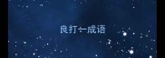 良打一成语