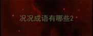 况况成语有哪些