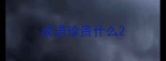 成语珍贵什么
