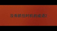 没有抓住时机的成语