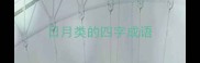 日月类的四字成语
