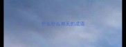 什么什么有无的成语