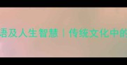 内外安定的5个成语及人生智慧传统文化中的处世哲学附诗词