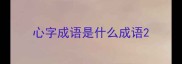 心字成语是什么成语