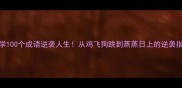 必学100个成语逆袭人生从鸡飞狗跳到蒸蒸日上的逆袭指南