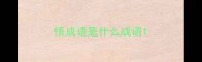 悟成语是什么成语