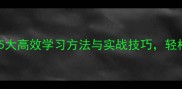 成语画龙点睛5大高效学习方法与实战技巧轻松掌握四字智慧