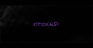 对社会的成语