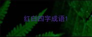 红白四字成语