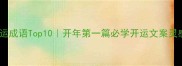 新年开运成语Top10开年第一篇必学开运文案灵感库
