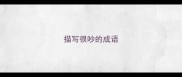 描写很吵的成语