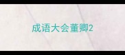 成语大会董卿