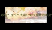 常见手足成语有哪些这20个成语让你快速掌握手足情谊与亲情表达
