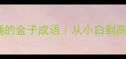 10个最值得背诵的金子成语从小白到高级的表达秘籍