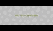 描写日月的成语有哪些