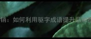 驱动力营销如何利用驱字成语提升品牌推广效果
