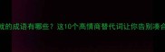 将就的成语有哪些这10个高情商替代词让你告别凑合人生