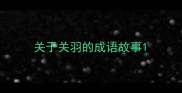 关于关羽的成语故事