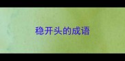 稳开头的成语