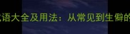 含了字的成语大全及用法从常见到生僻的50个例子