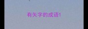 有矢字的成语