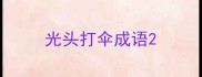 光头打伞成语