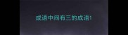 成语中间有三的成语