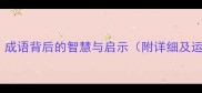 饿不择食成语背后的智慧与启示附详细及运用场景