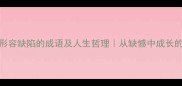100个形容缺陷的成语及人生哲理从缺憾中成长的智慧