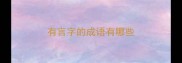 有言字的成语有哪些