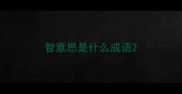 智意思是什么成语