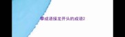攀成语接龙开头的成语