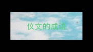 仪文的成语