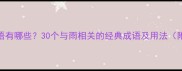带雨成语有哪些30个与雨相关的经典成语及用法附例句