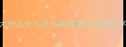 大什么什么什么的成语大全四个字